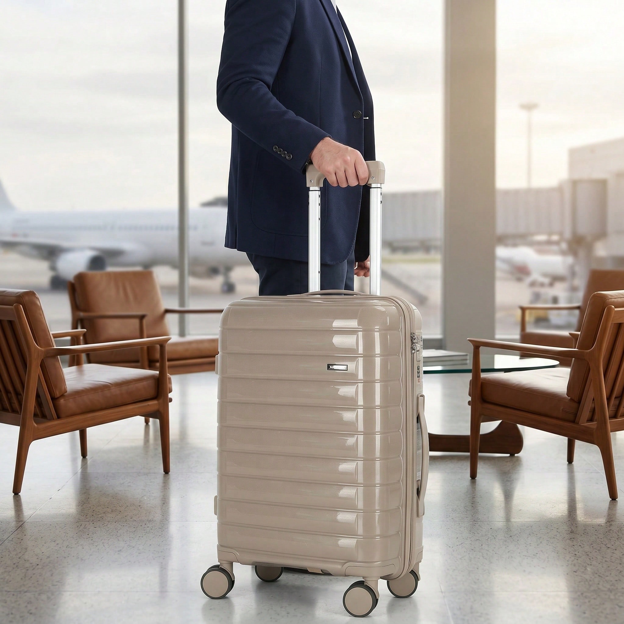 Travel Lock Tsa Approved - 20-Inch Lightweight Carry-On Suitcase, Made Of