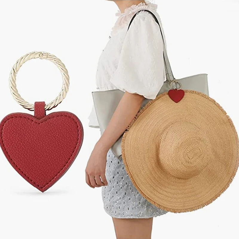 Travel Accessories For Elderly - 1Pcs Magnetic Hat Clip PU Leather