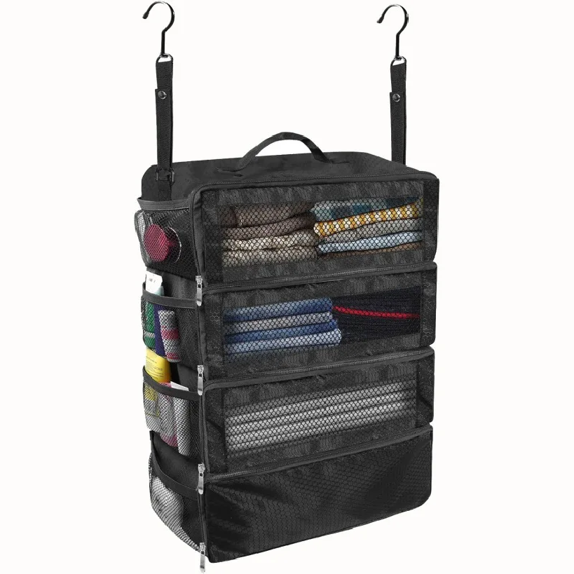 Travel Accessories Organiser - Suitcase Organizer High-capacity Travel Luggage Organizer