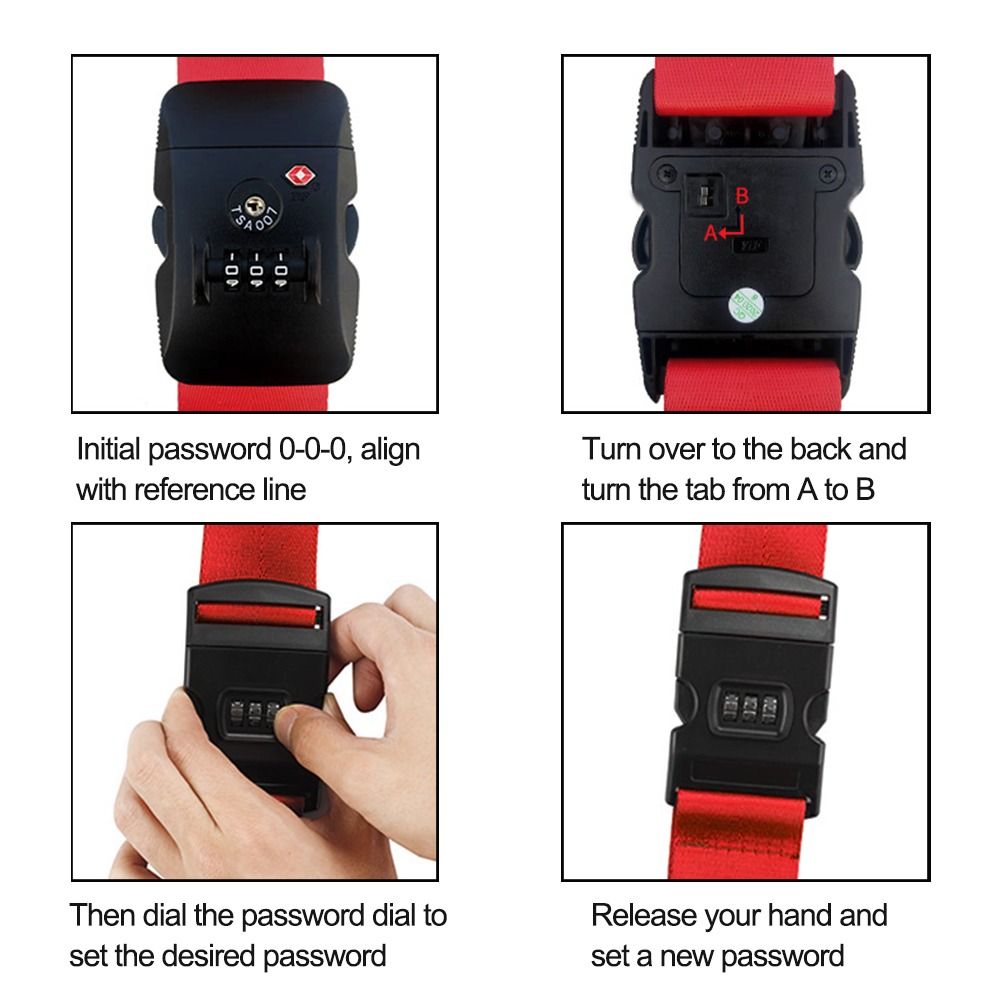 Adjustable Travel Suitcase Ban - Travel Lock Tsa Approved 评论和价格