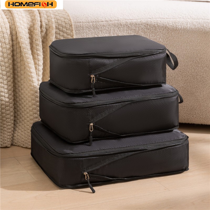 HOMEFISH 3Pcs/Set Travel Compr - Travel Accessories Organiser 评论和价格