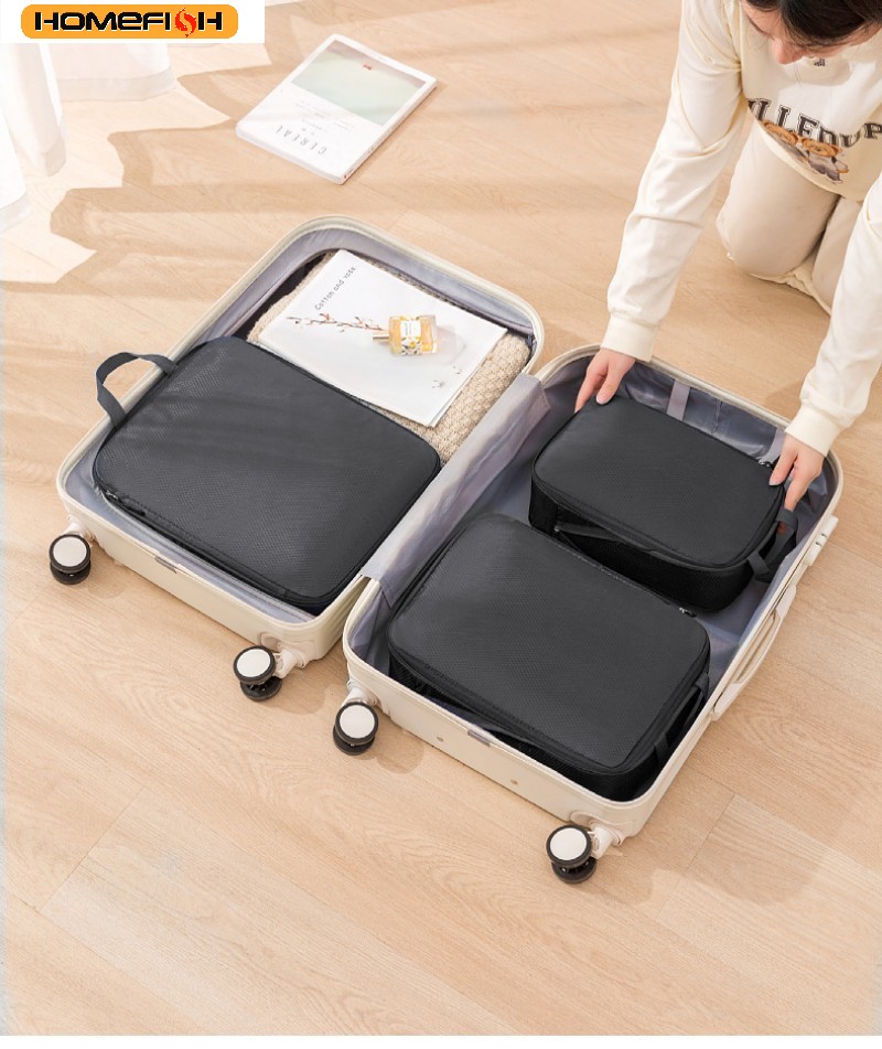 HOMEFISH 3Pcs/Set Travel Compr - Travel Accessories Organiser 评论和价格