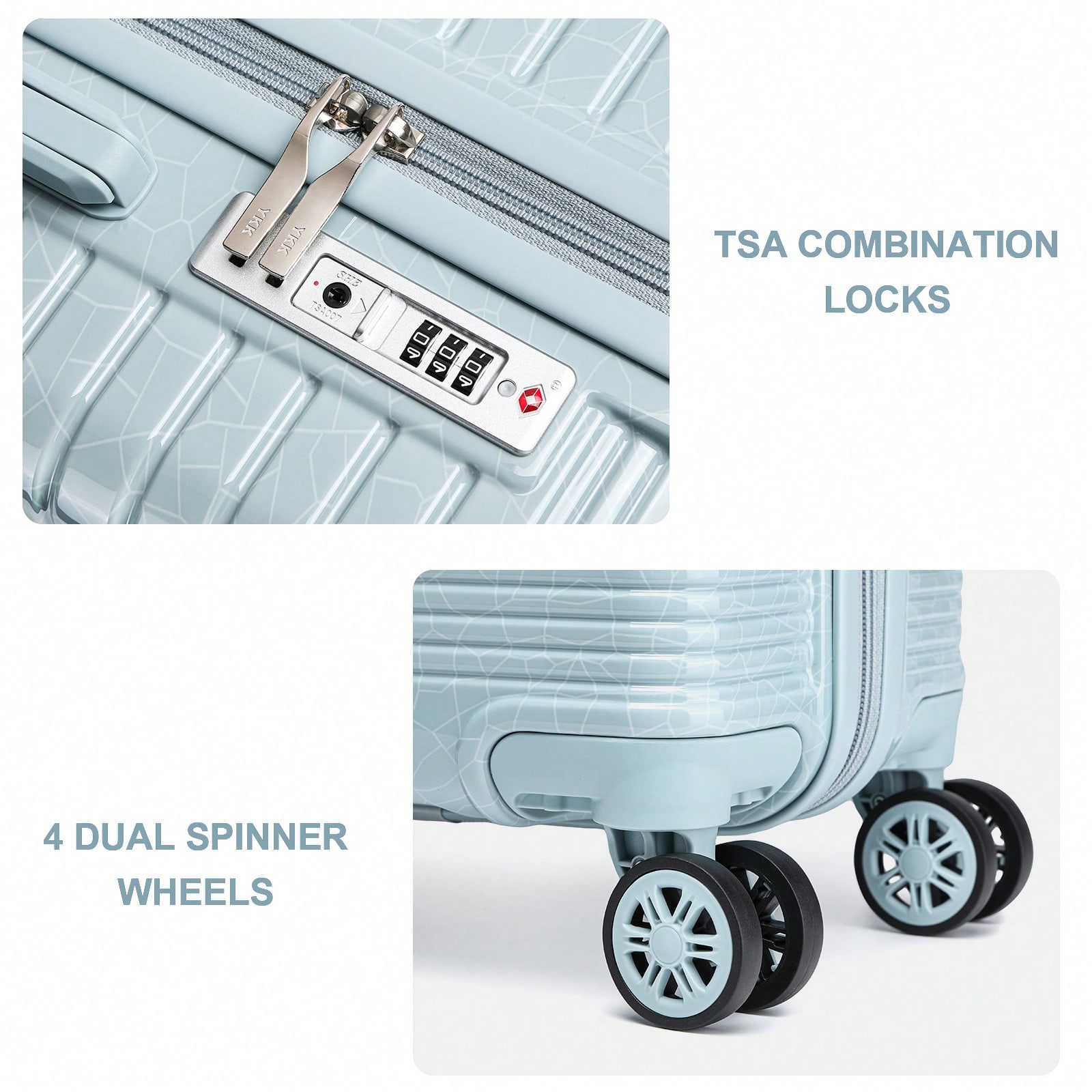 20 Inch Carry On Luggage Hards - Travel Lock Tsa Approved 评论和价格