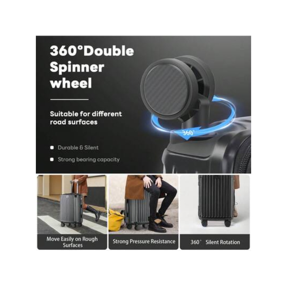 20 Inch Carry On Luggage With  - Travel Lock Tsa Approved 评论和价格