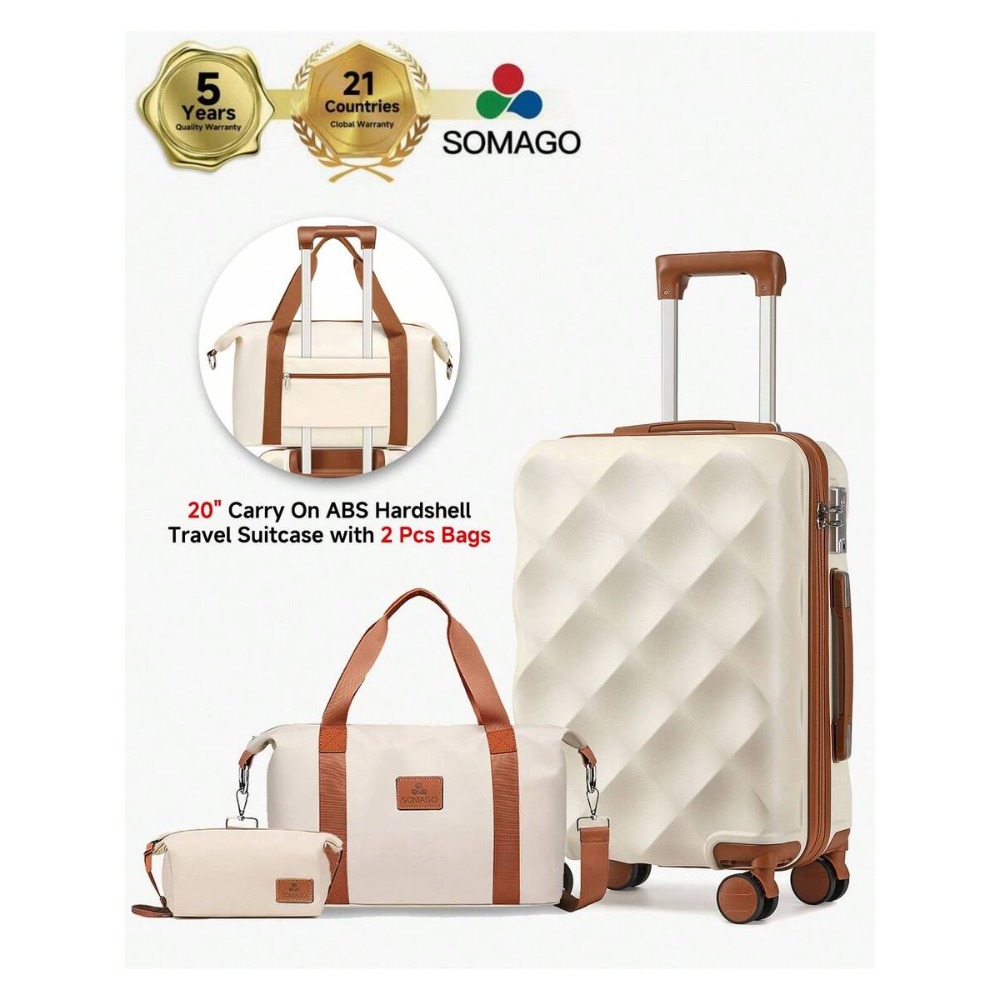 Hardshell Lightweight ABS 20 I - Travel Lock Tsa Approved 评论和价格