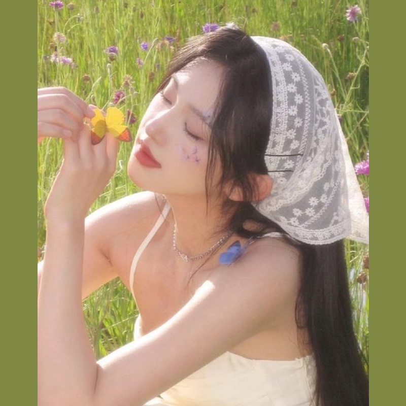 White Woven Floral Lace Hair S - Travel Accessories For Elderly 评论和价格