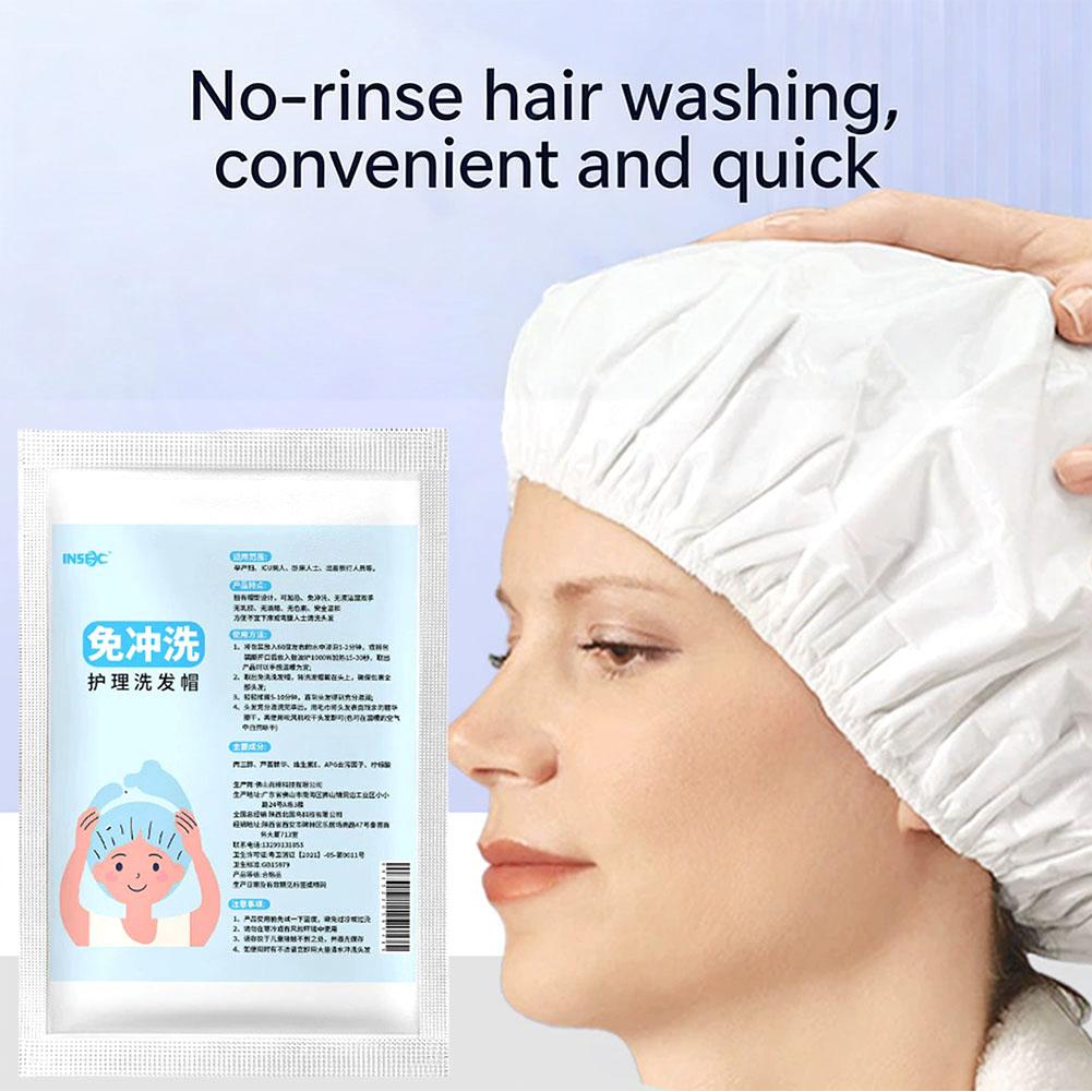No Rinse Waterless Shampoo Cap - Travel Accessories For Elderly 评论和价格