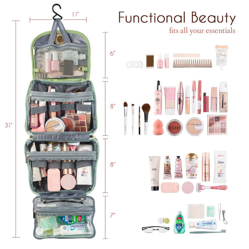 Waterproof Toiletry Bag Hangin - Travel Accessories Organiser 评论和价格