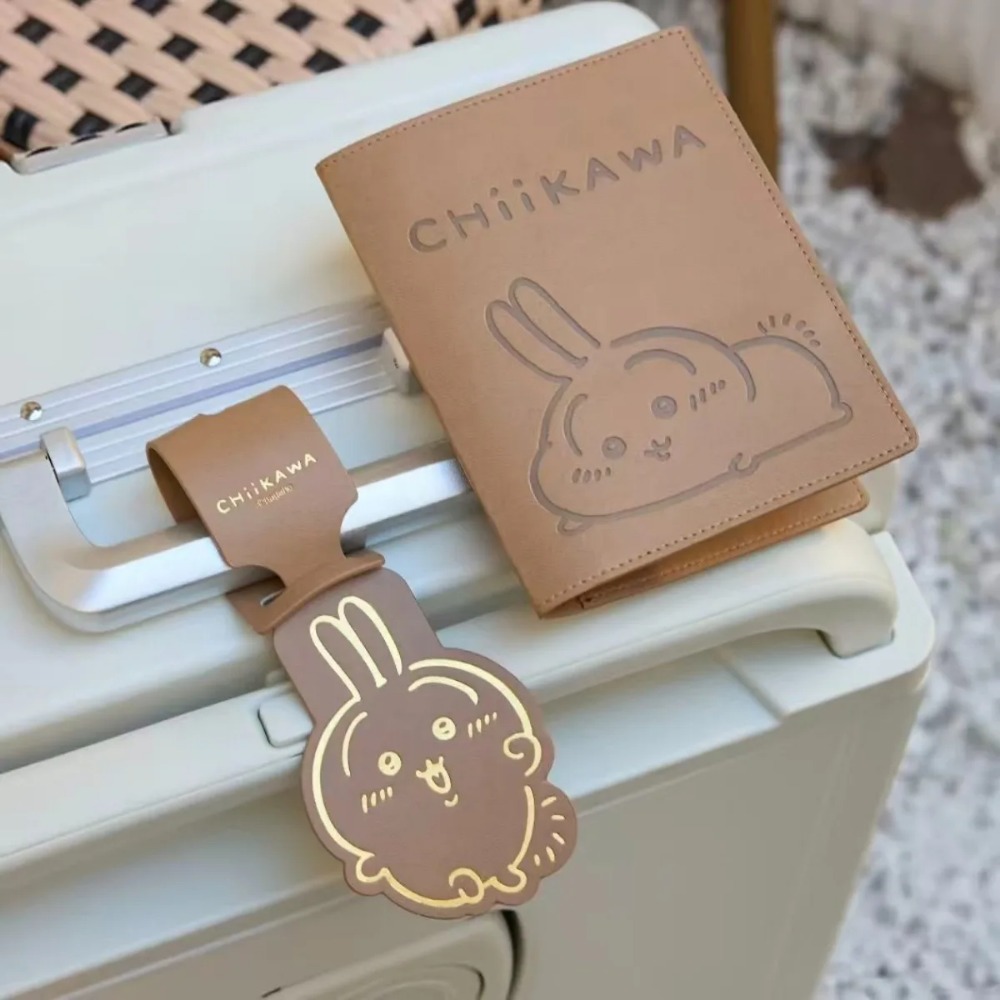 Kawaii Leather Luggage Tag Gol - Travel Accessories Japan 评论和价格