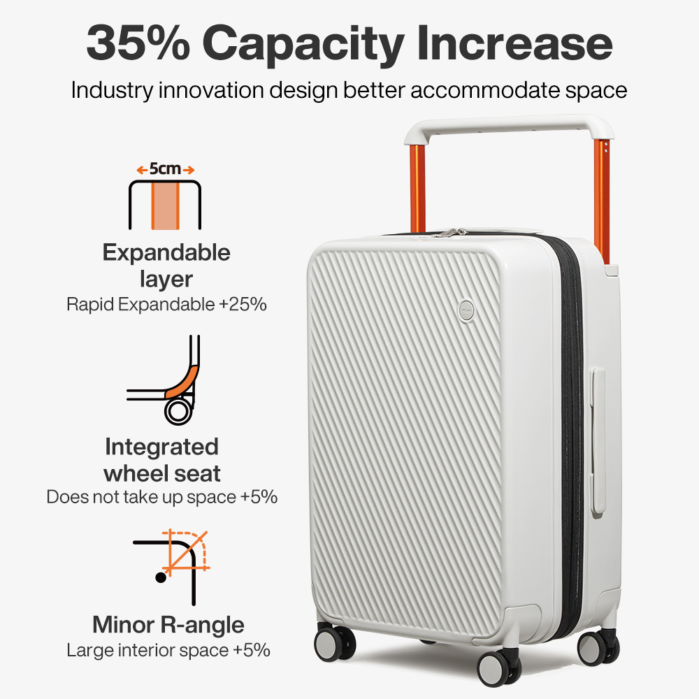 Mixi Expandable Carry On Lugga - Travel Lock Tsa Approved 评论和价格