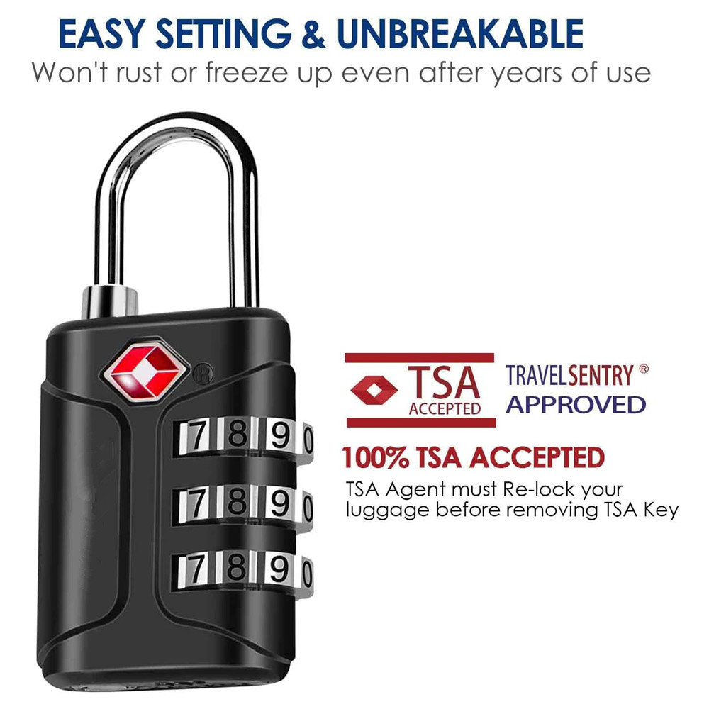 TSA Approved Luggage Locks, Co - Travel Lock Tsa Approved 评论和价格