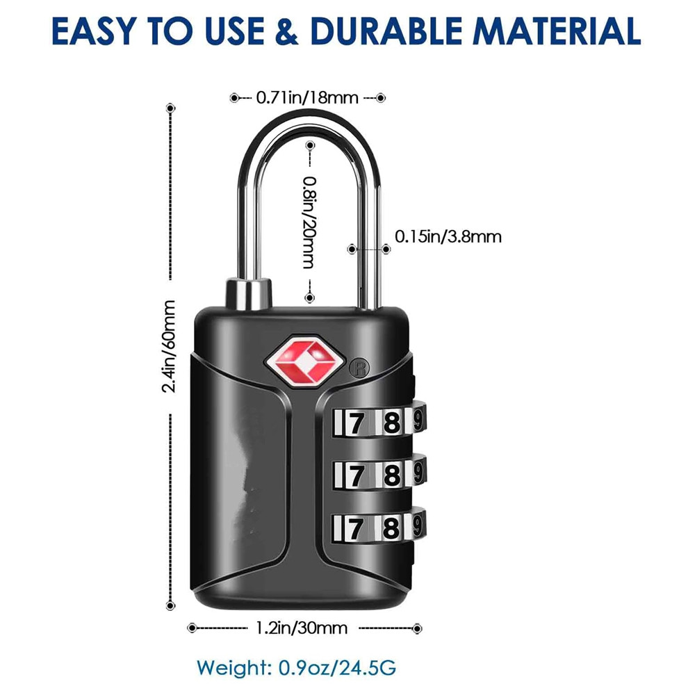 TSA Approved Luggage Locks, Co - Travel Lock Tsa Approved 评论和价格