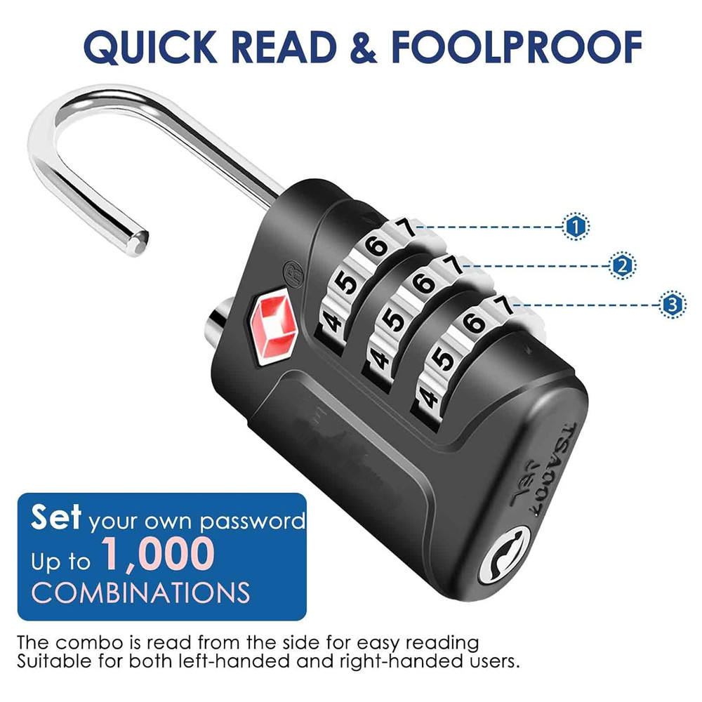 TSA Approved Luggage Locks, Co - Travel Lock Tsa Approved 评论和价格