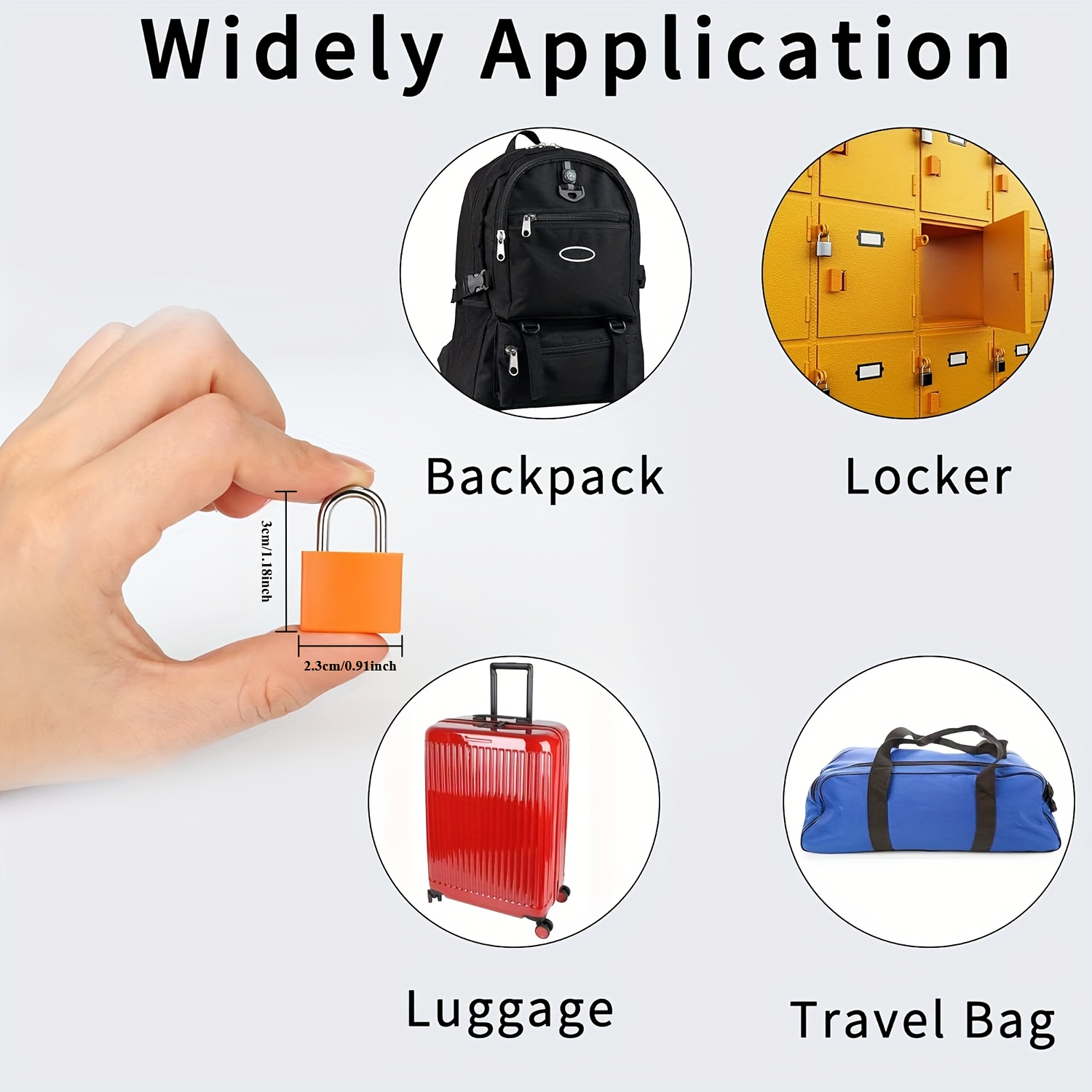 6pcs Suitcase Lock Small Stron - Travel Lock Tsa Approved 评论和价格