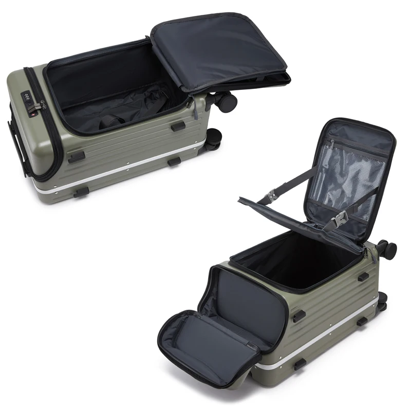 100% PC Hard Shell Luggage Fro - Travel Lock Tsa Approved 评论和价格