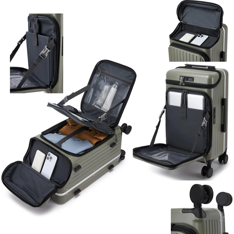100% PC Hard Shell Luggage Fro - Travel Lock Tsa Approved 评论和价格