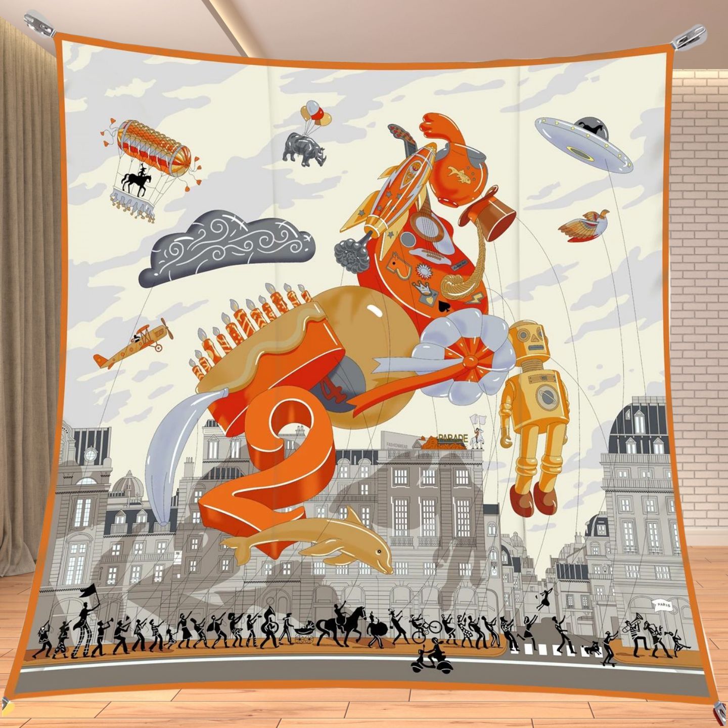 90cm Twill Silk Like Square Sc - Quality Travel Accessories 评论和价格