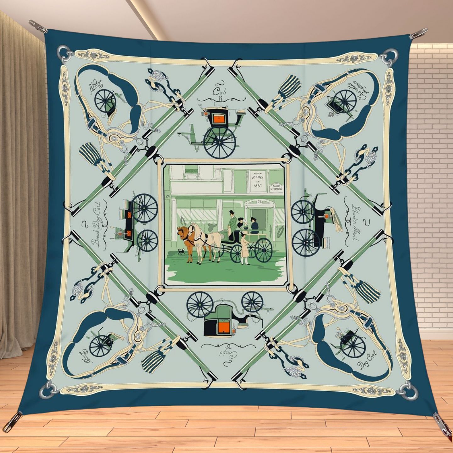 90cm Twill Silk Like Square Sc - Quality Travel Accessories 评论和价格