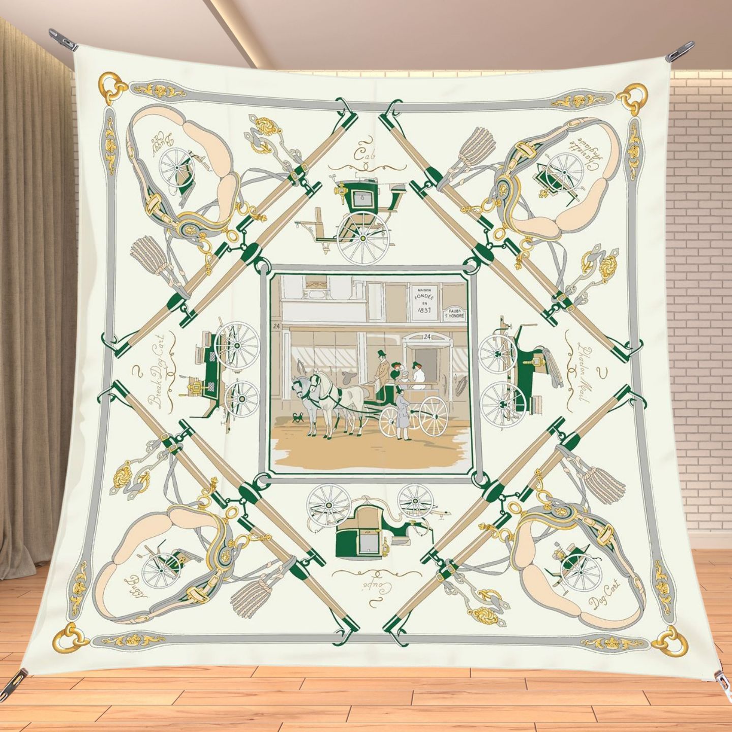 90cm Twill Silk Like Square Sc - Quality Travel Accessories 评论和价格