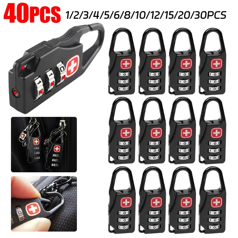 40-1PCS Mini Security Customs  - Travel Lock Tsa Approved 评论和价格