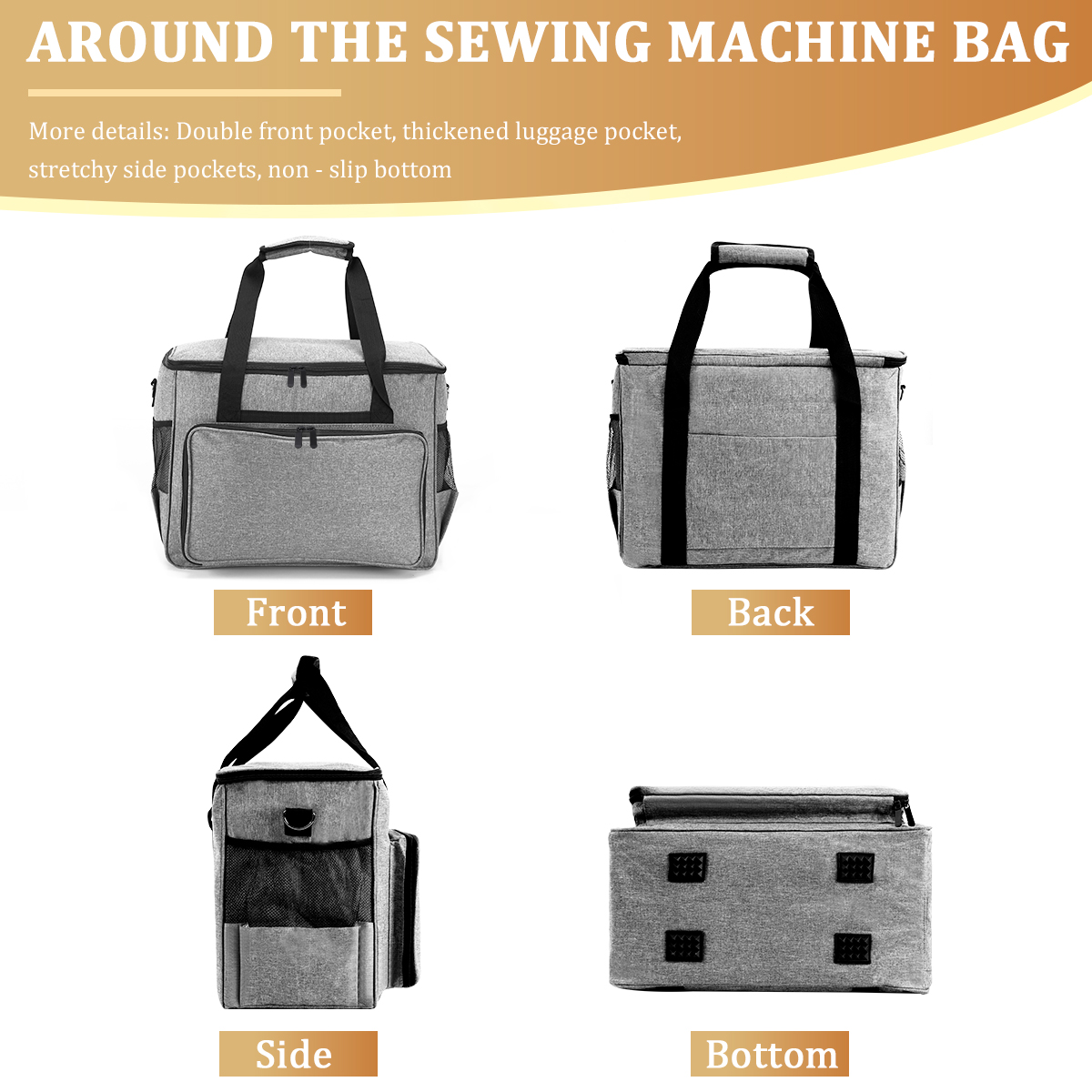 KOKNIT Sewing Machine Carrying - Travel Accessories Organizer Bag 评论和价格