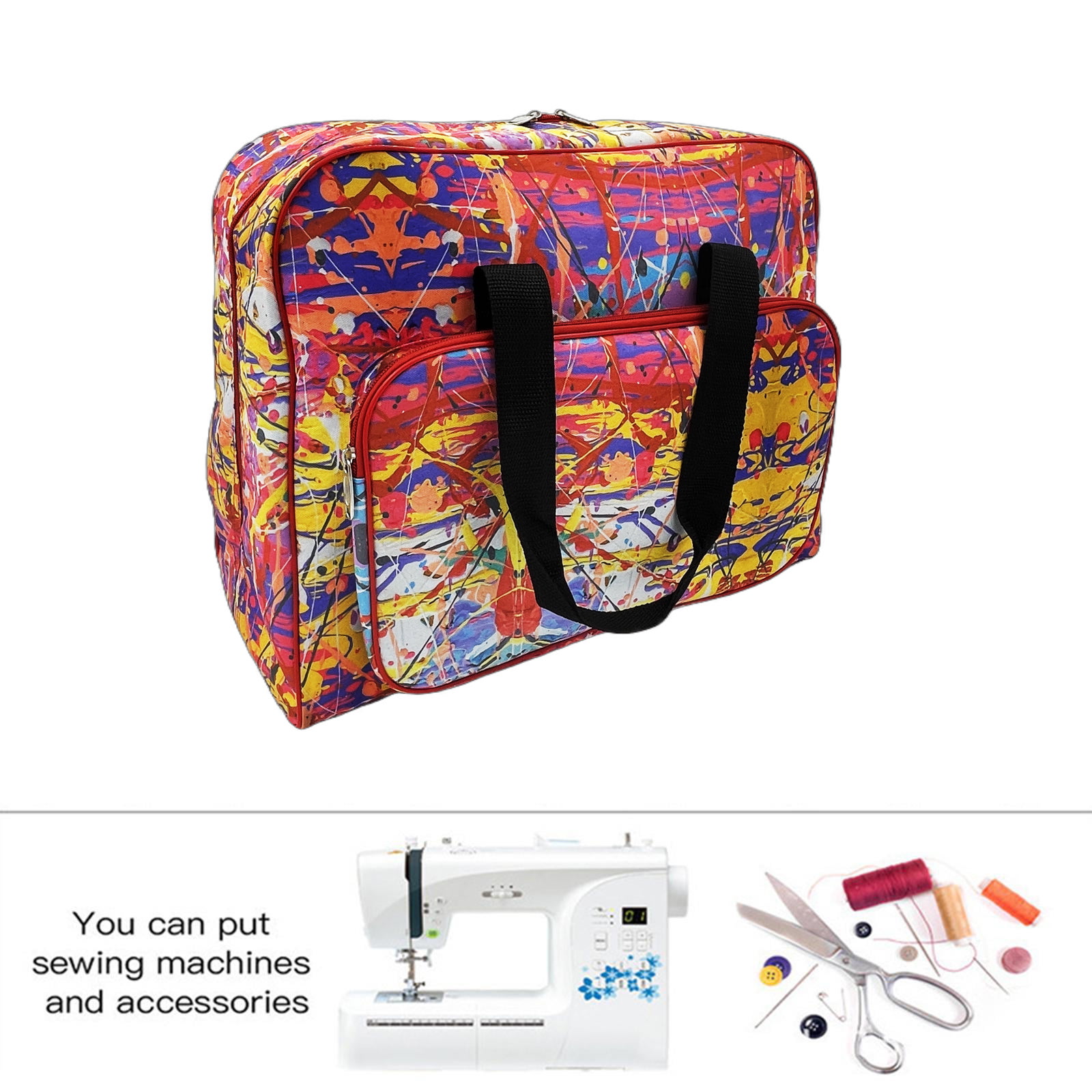 Sewing Machine Carrying Case,  - Travel Accessories Organizer Bag 评论和价格