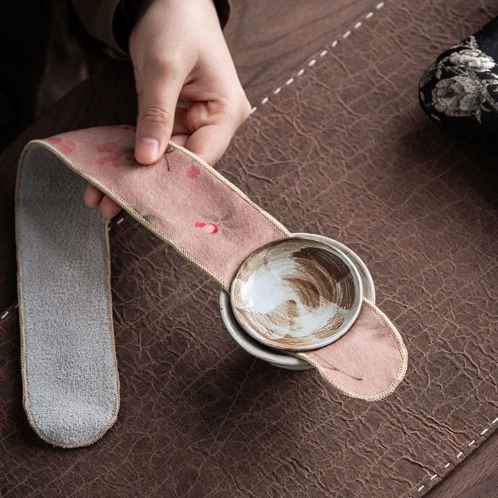 Retro Suede Tea Set Protective - Travel Accessories Dropshipping 评论和价格