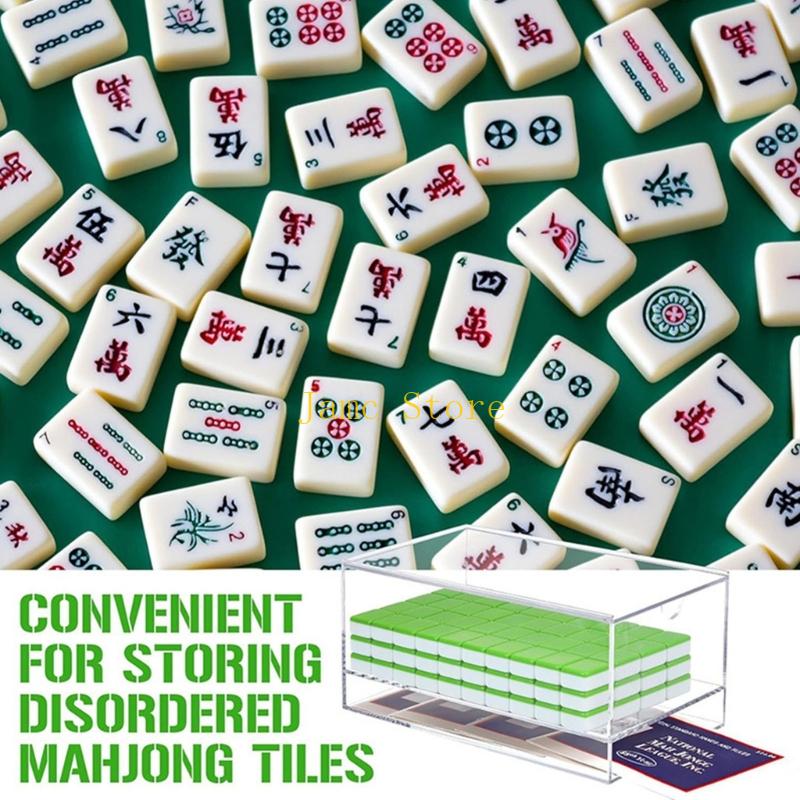 LX0B Acrylic Mahjong Card Orga - Travel Accessories Organiser 评论和价格