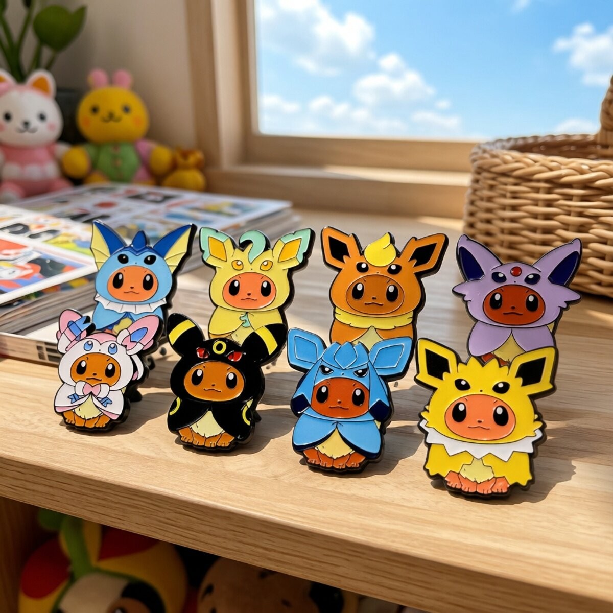 Kawaii Pokemon Anime Eevee Cos - Travel Accessories Japan 评论和价格