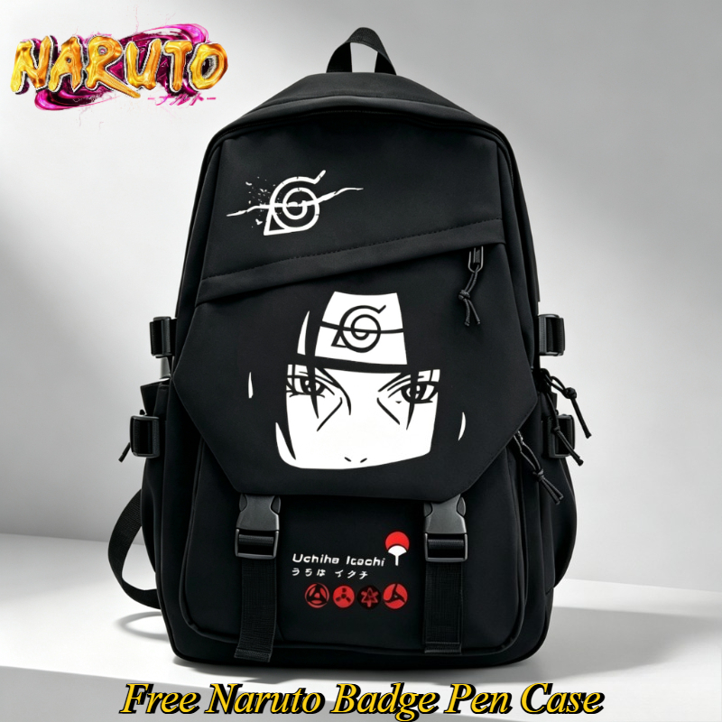 NARUTO Cartoon Backpack Two-di - Travel Accessories Japan 评论和价格